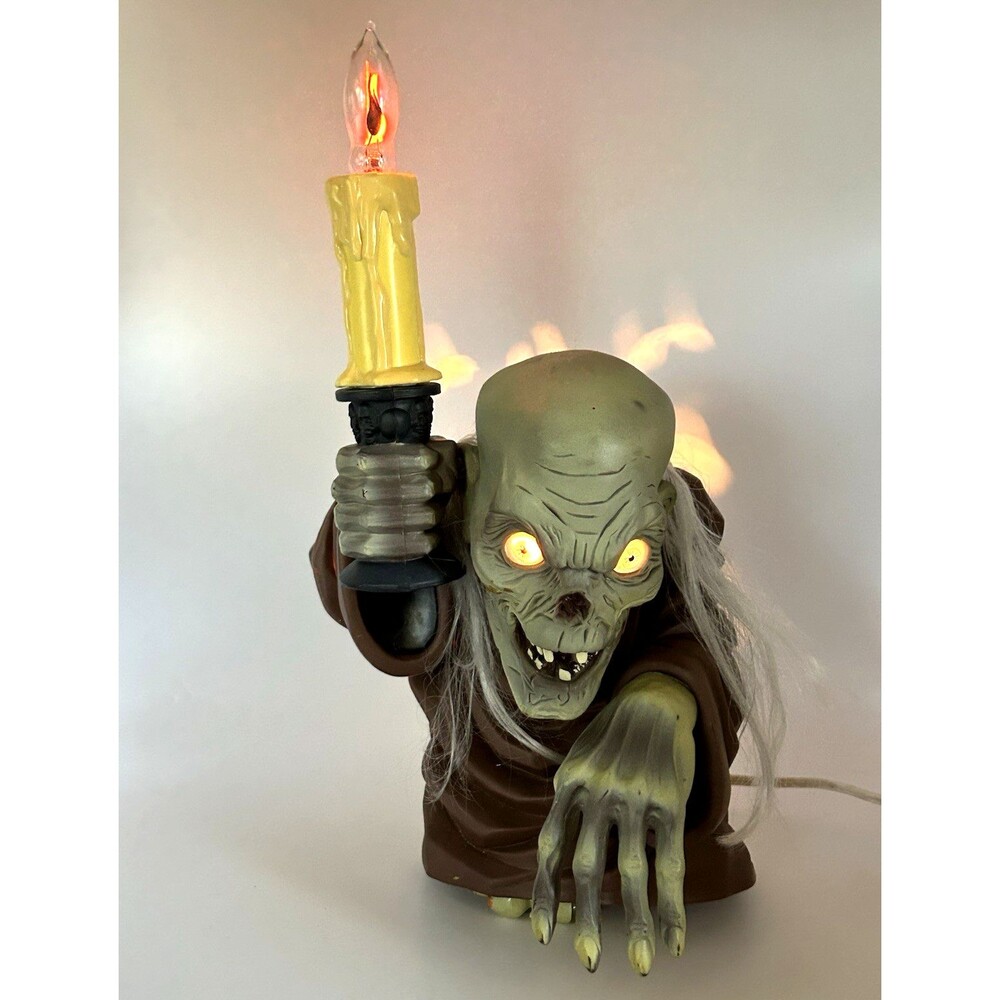Vintage 1996 Tales From The Crypt Keeper Light Up 11" Candelabra by Trendmaster